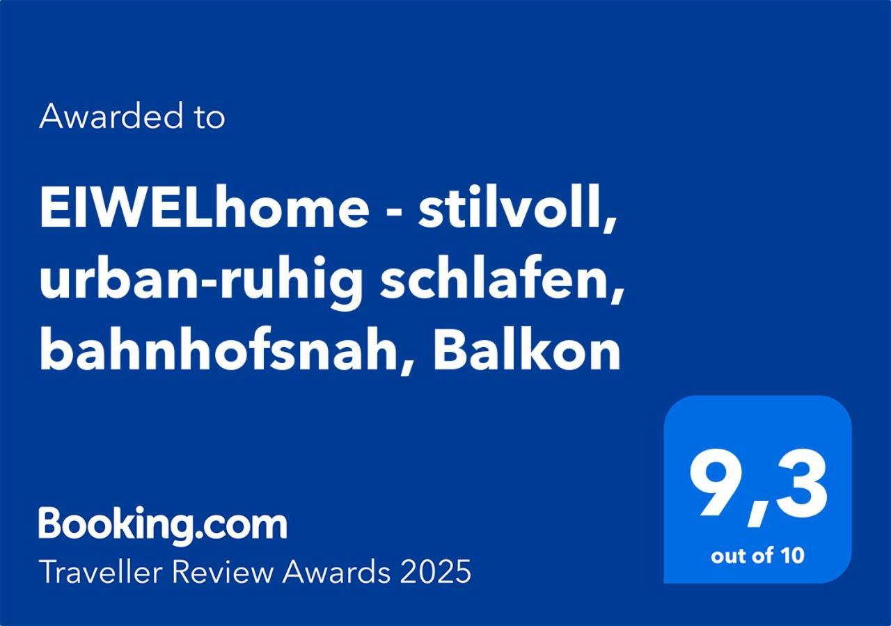 Eiwelhome - Stilvoll, Urban-Ruhig Schlafen, Bahnhofsnah, Balkon 埃尔福特 外观 照片